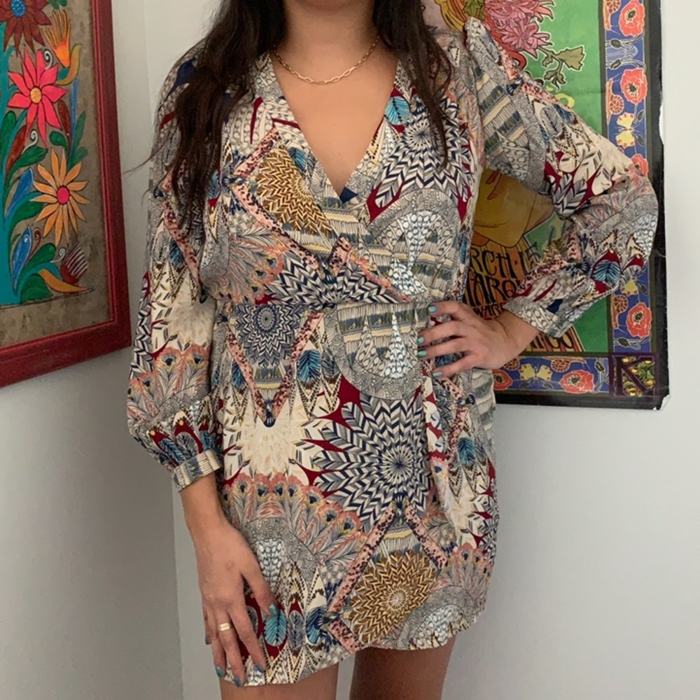 HONEY PUNCH WRAP DRESS